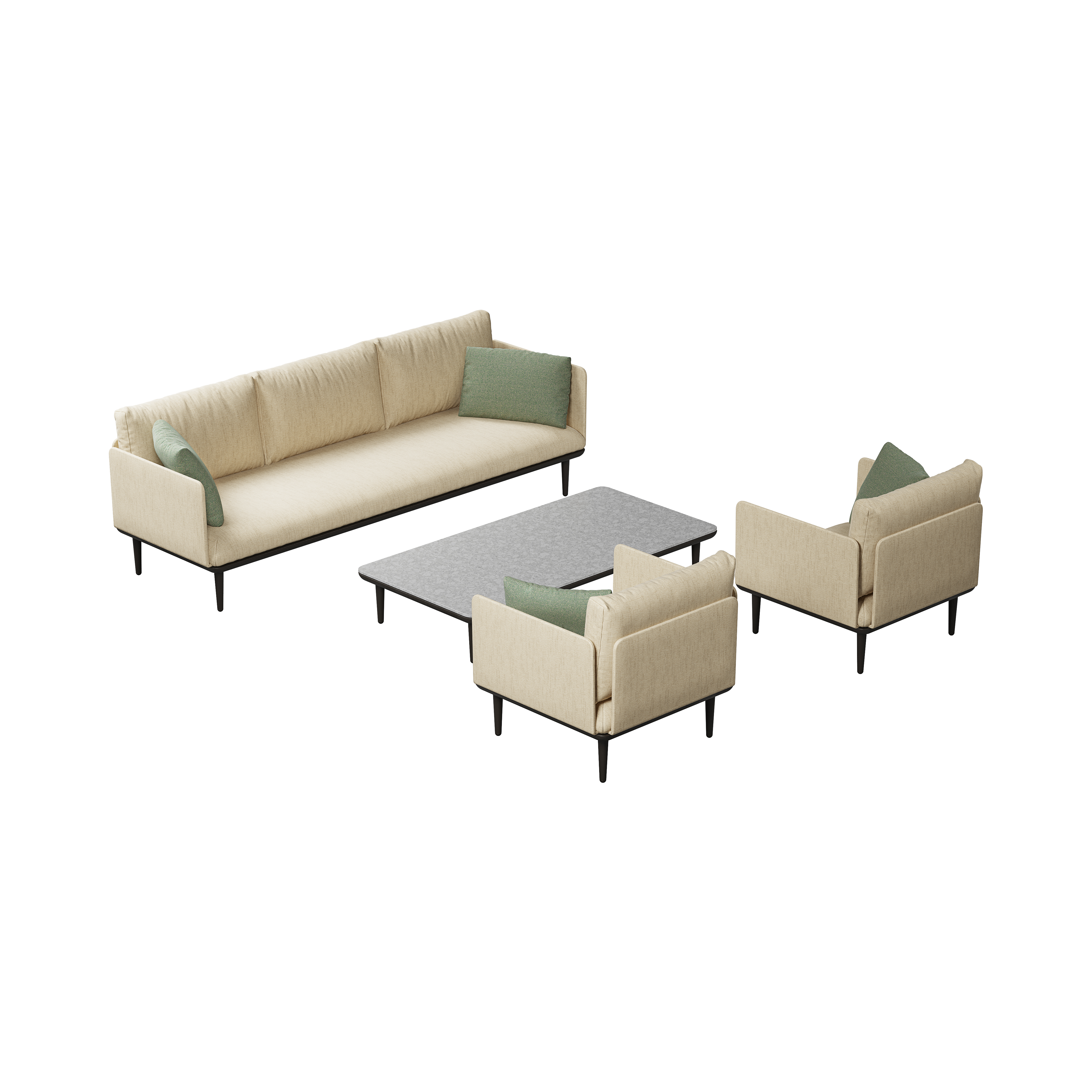 Royal Botania Styletto Lounge Set 04