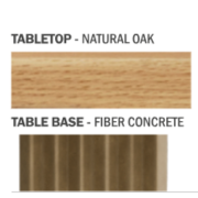 Faserbeton/Natural Oak