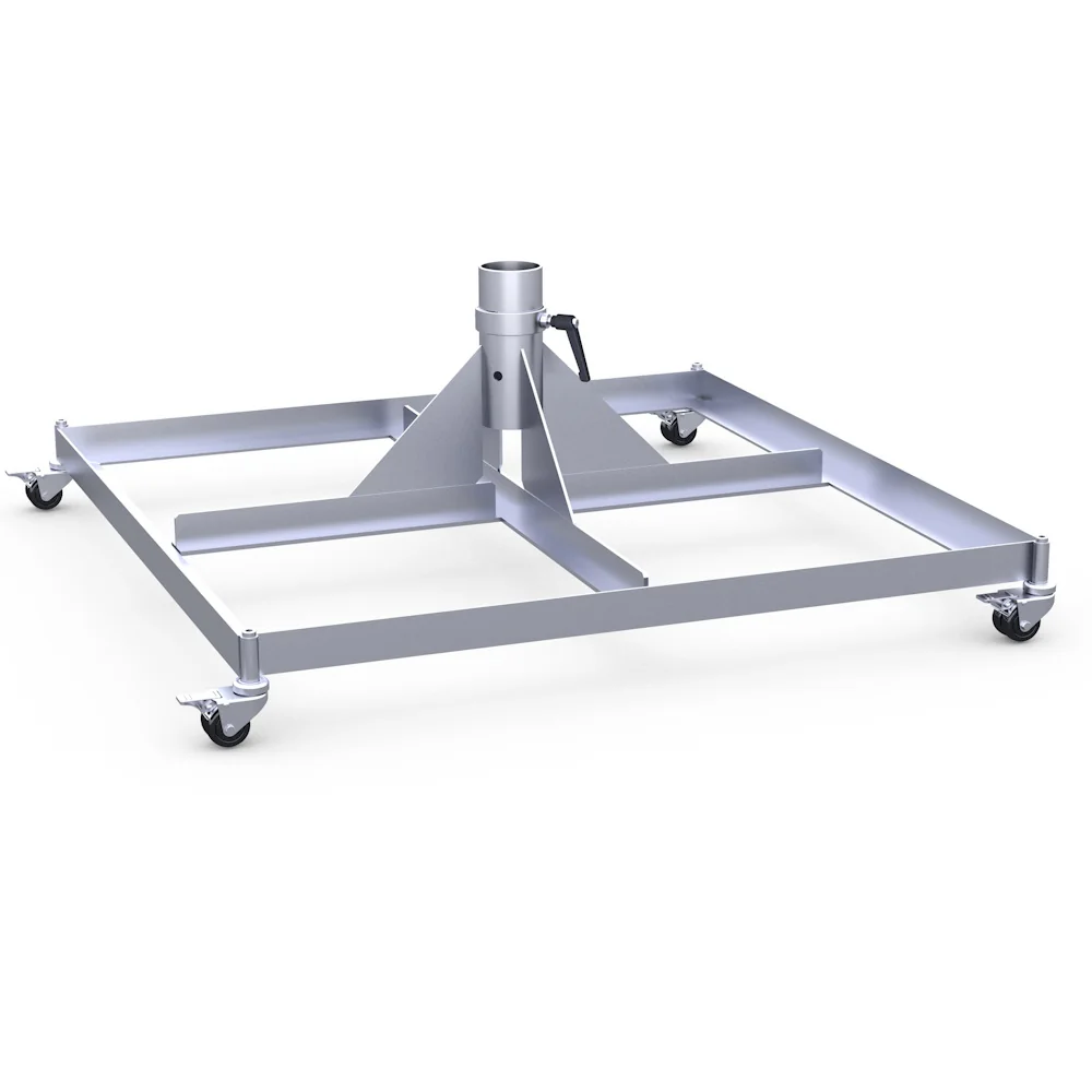 Standrahmen - ohne Platten - fahrbar