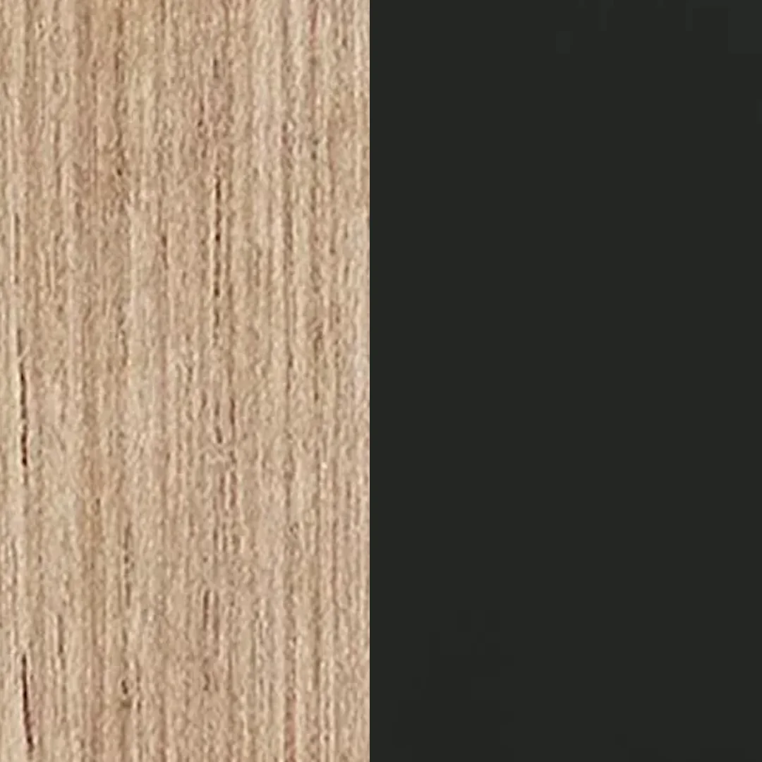 Teak gebeizt / metal sepia black