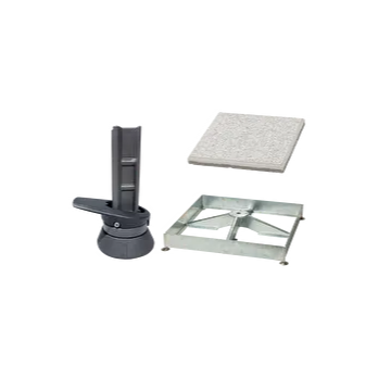 Sockelrahmen M4, 180kg inkl. Platten-Set 8 x Beton & 4 x Granitoptik & Drehfuss
