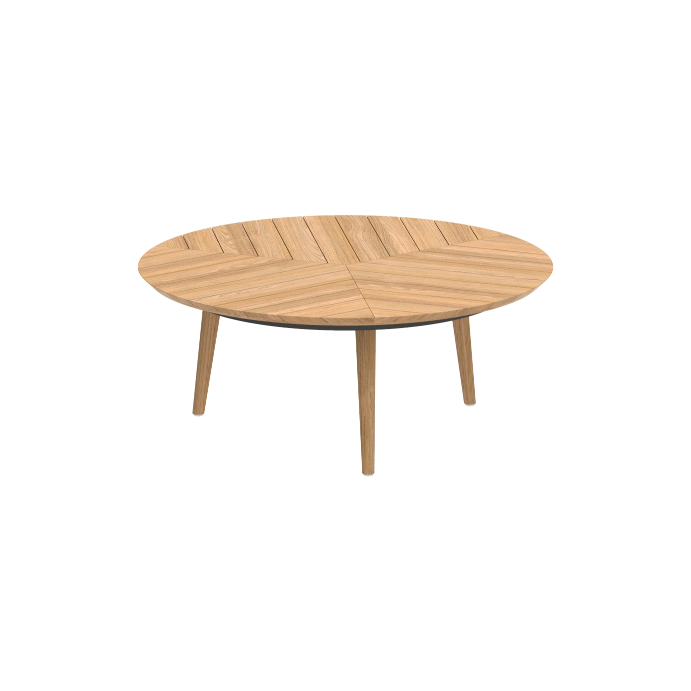 Royal Botania Styletto Loungetisch • Ø 120 cm • hoch