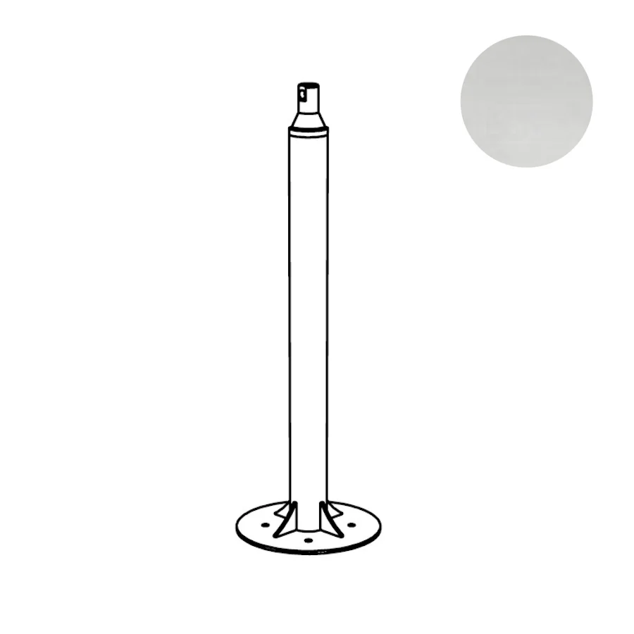 Edelstahl - niedrig - 25x60 cm