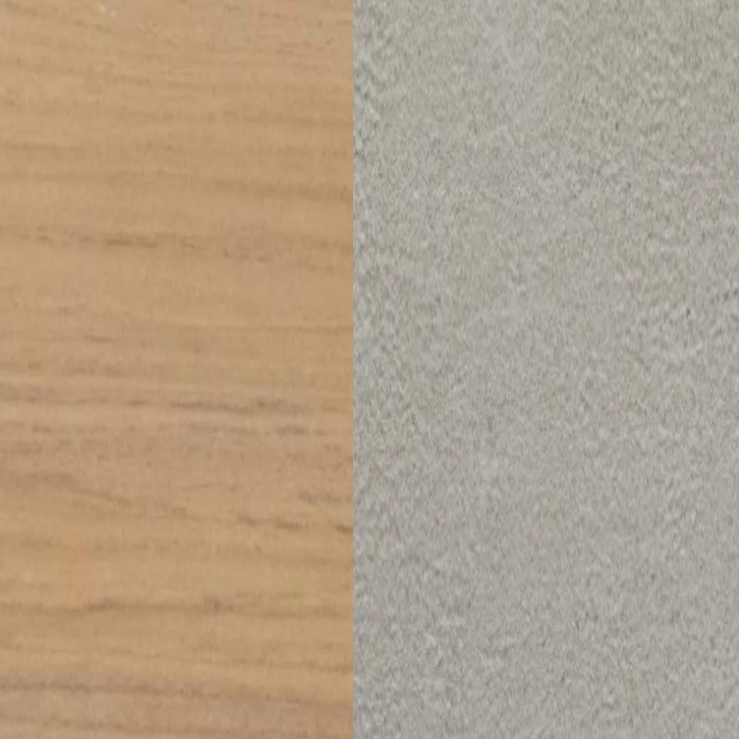 Aluminium beschichtet Teak / Keramik Cemento Luminoso