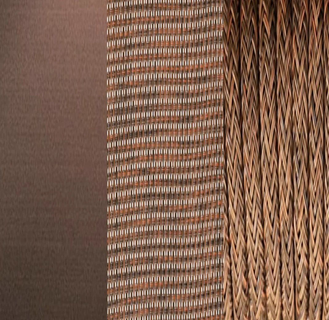 Metall Bronze / Bronzo / Cordino-Geflecht