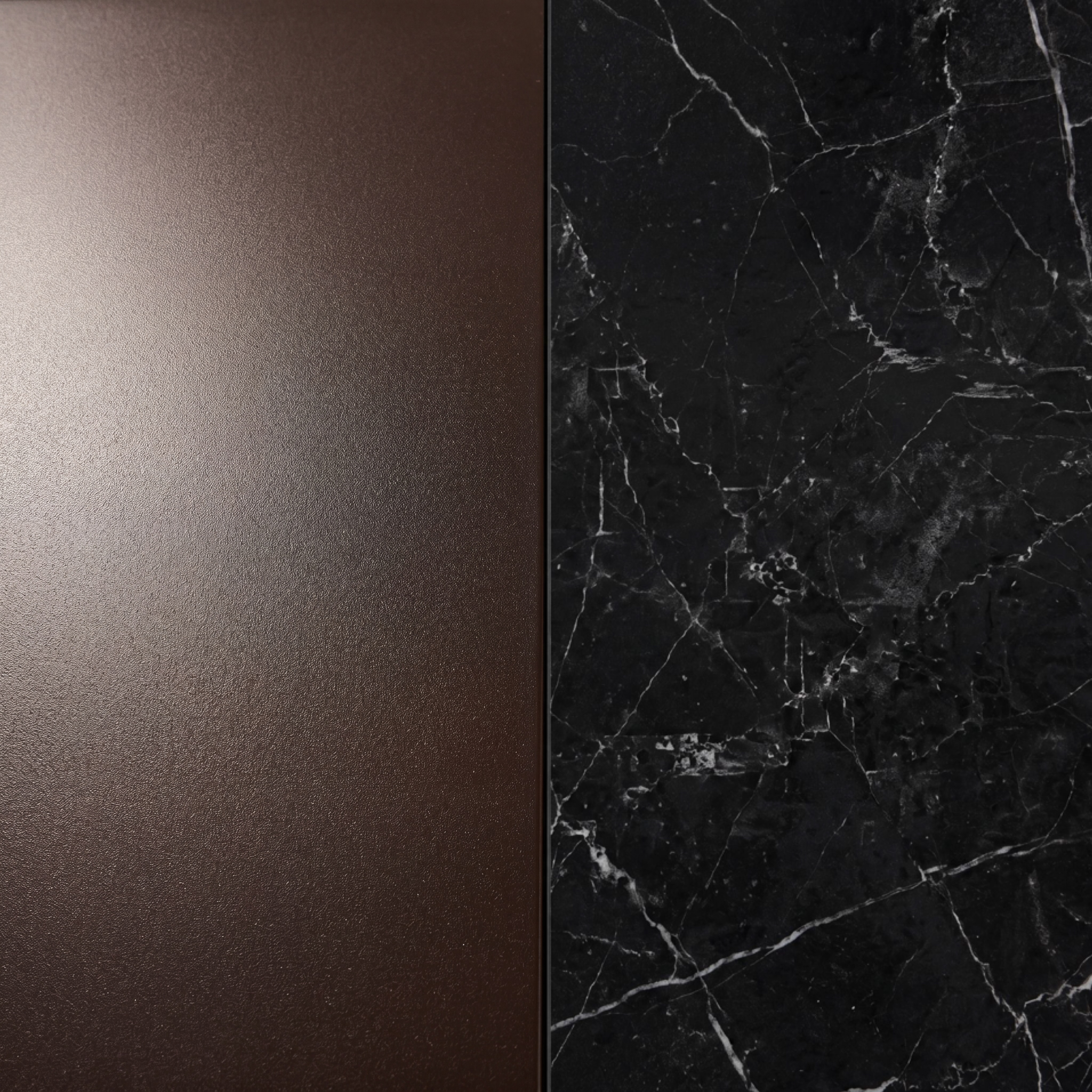 Aluminium beschichtet Bronze / Keramik Nero Marquina