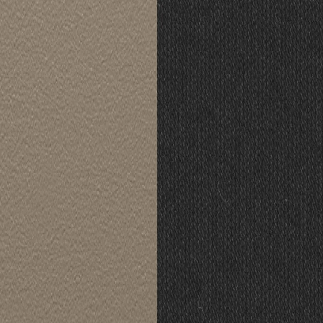 Aluminium beschichtet Sand / Textile Schwarz