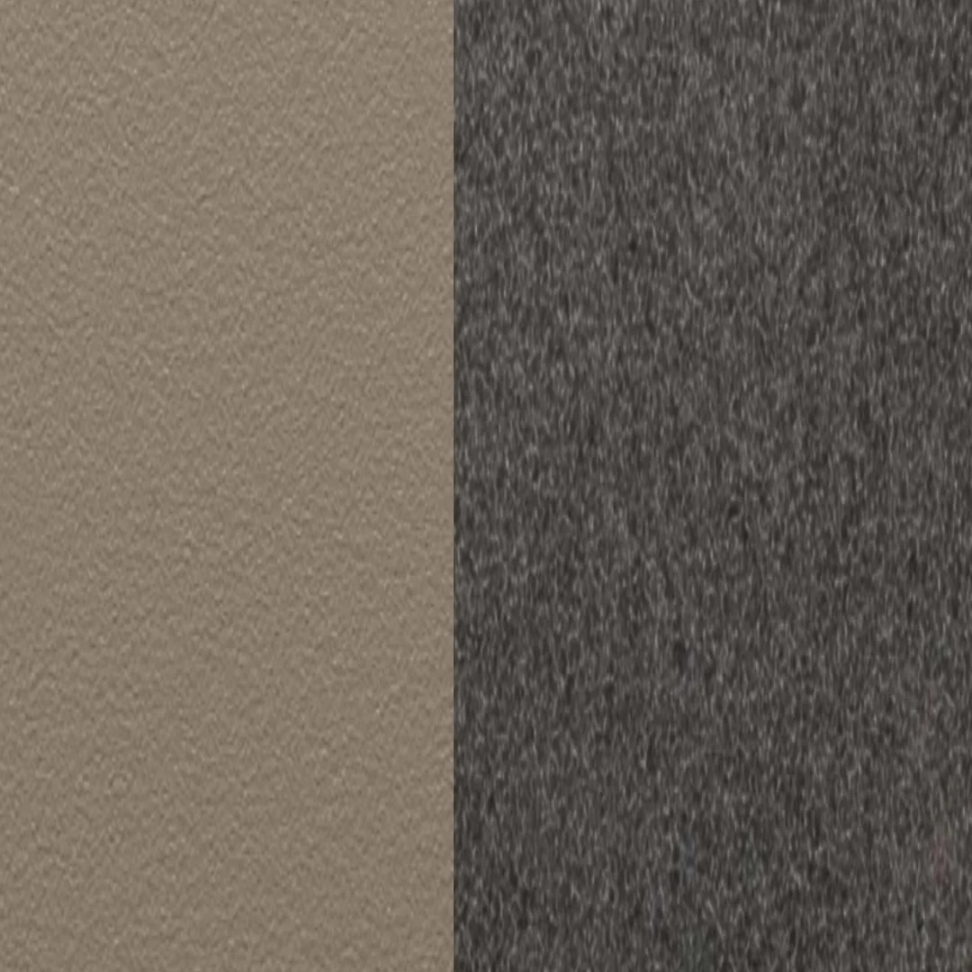 Aluminium beschichtet Sand / Emaillierter Lavastein Dusk