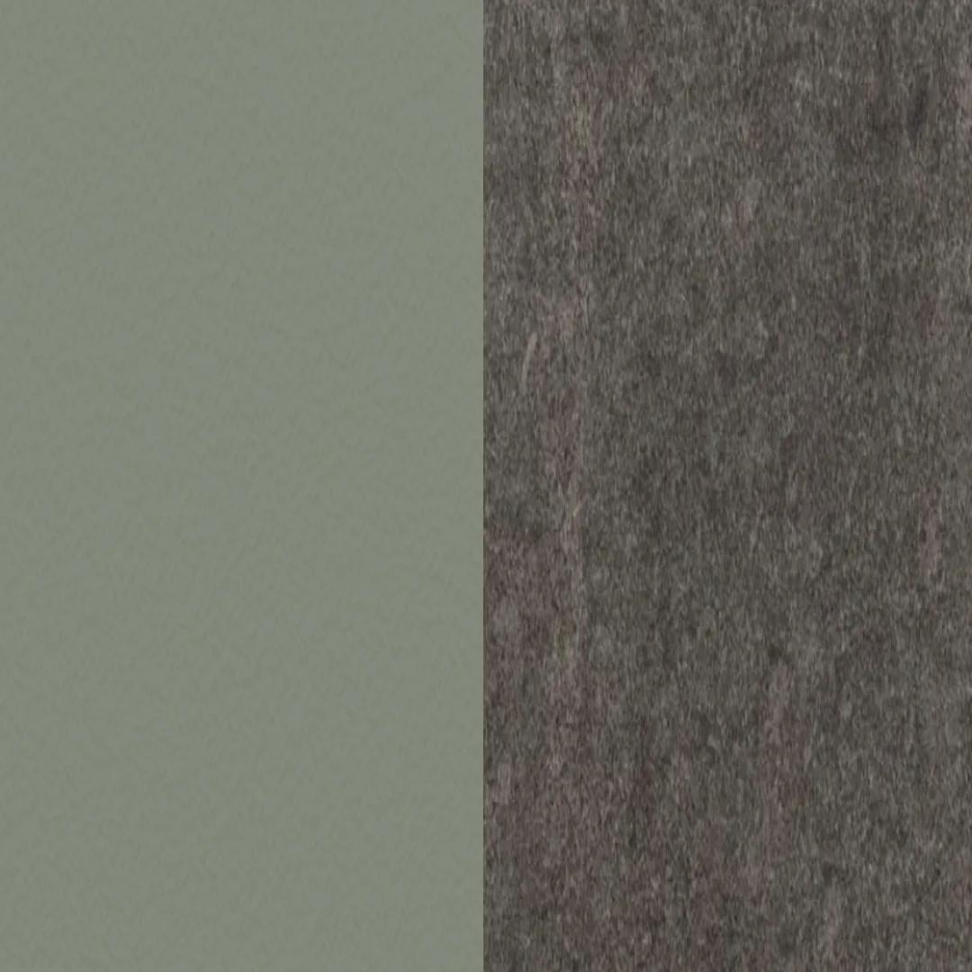 Aluminium beschichtet Sage  / Keramik Terra Marrone