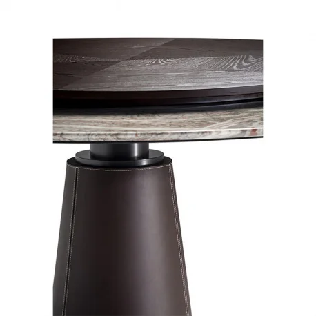 Der Marmortisch Mesa Due ist eine wahre Verschmelzung von Eleganz und Funktionalität