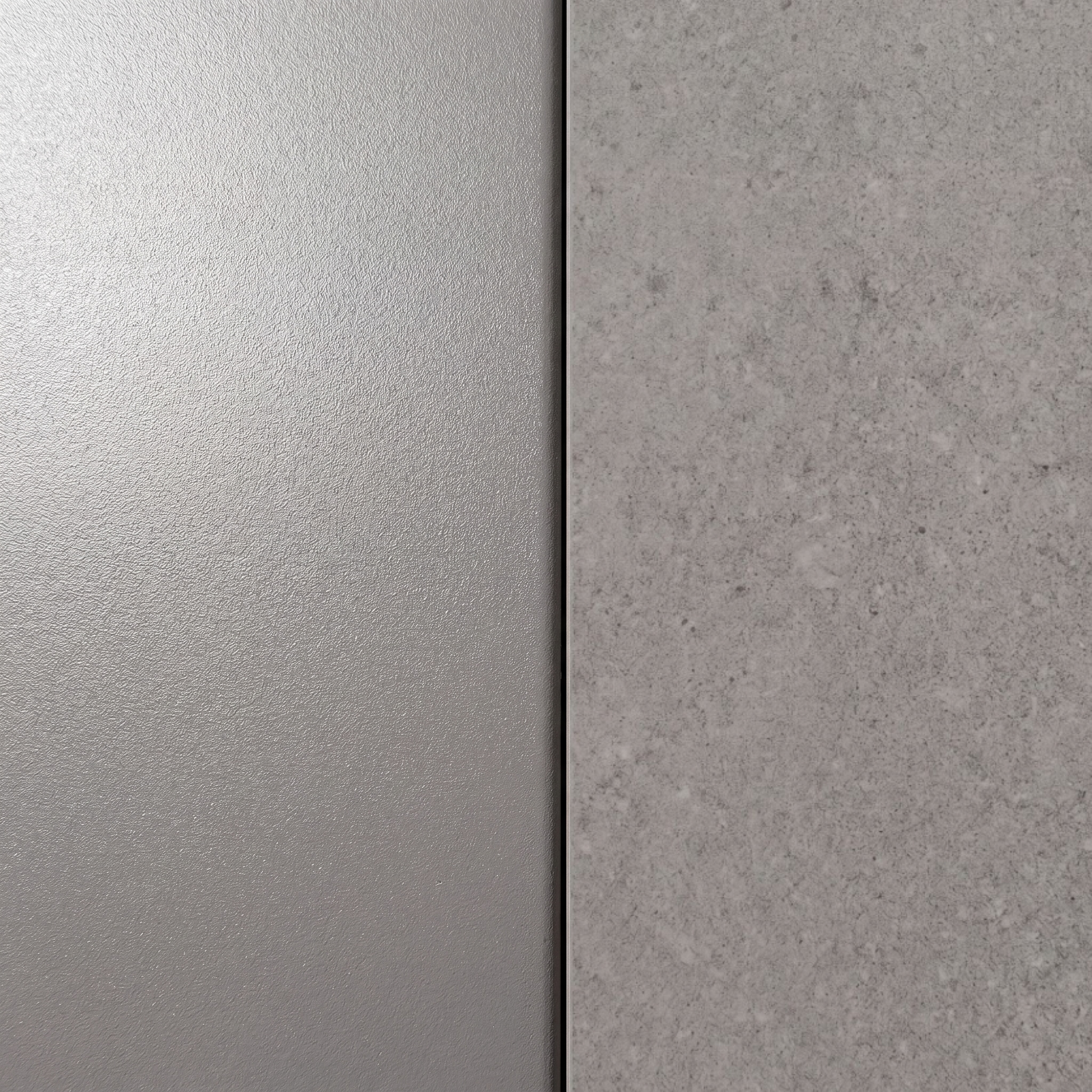 Aluminium beschichtet Grau / Keramik Terra Sabbia