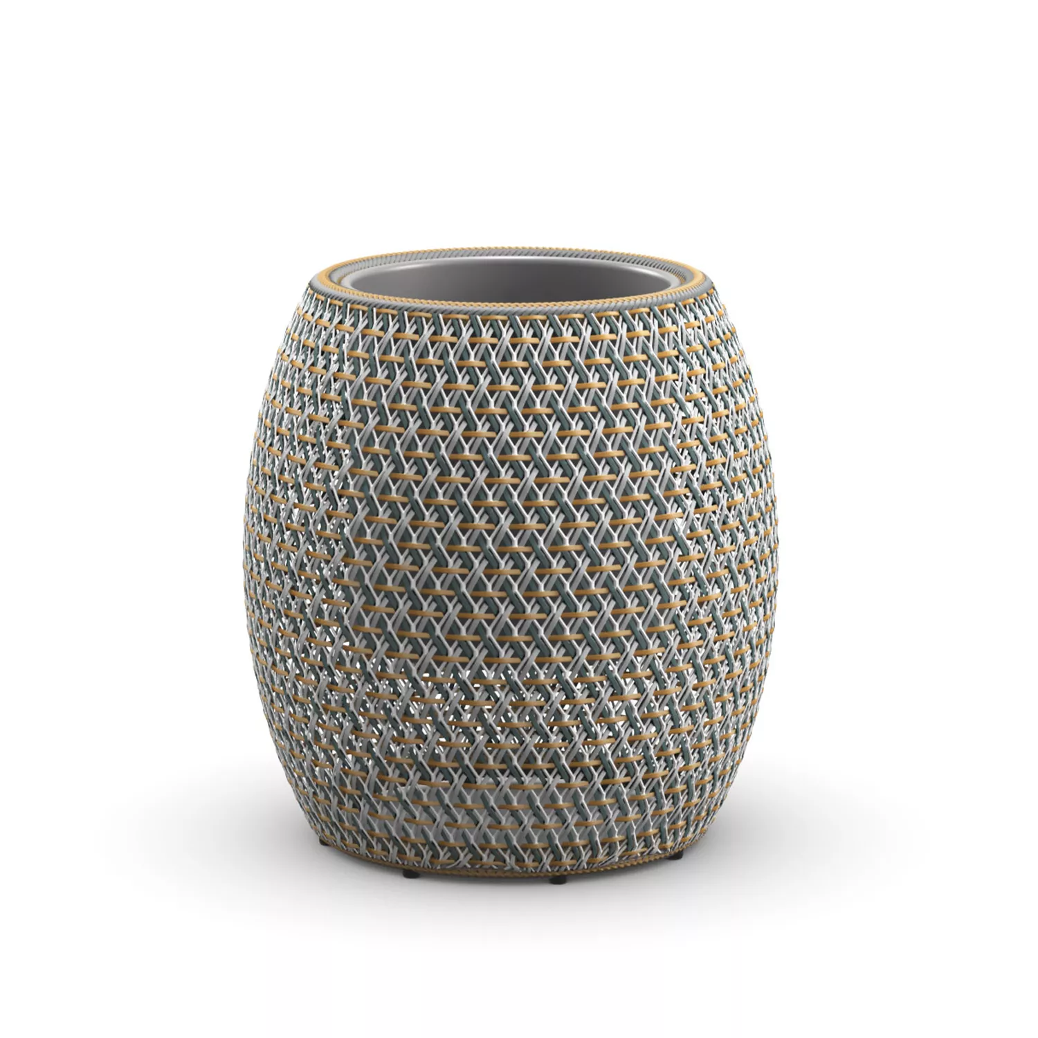 Dedon Dala Blumentopf 61 cm in einem modernen Design ohne Hintergrund