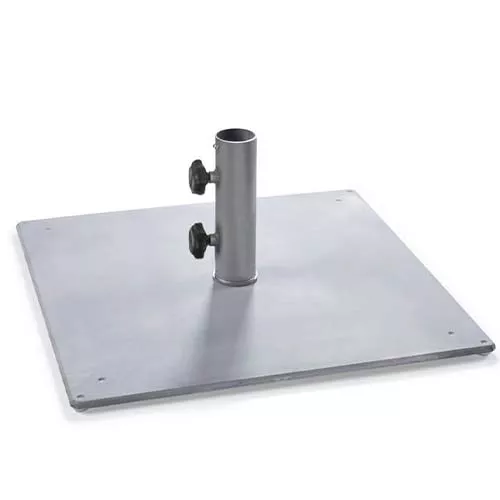 Bodenplatte Stahl 55 kg, eckig