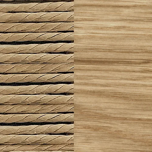 Eiche lackiert + Kordel natur