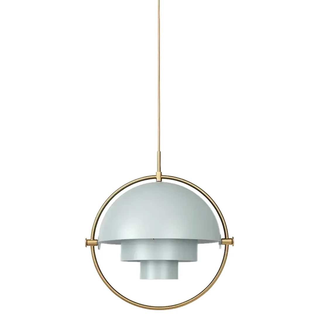 Brass Base / Sea Grey Semi Matt Shade