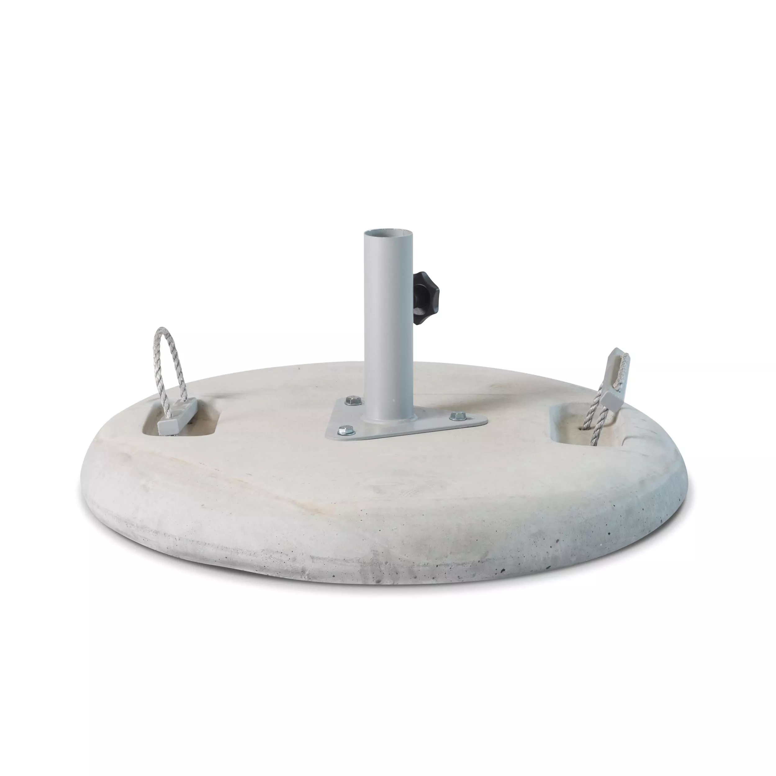 75 kg Beton grau - Edelstahlgriffe