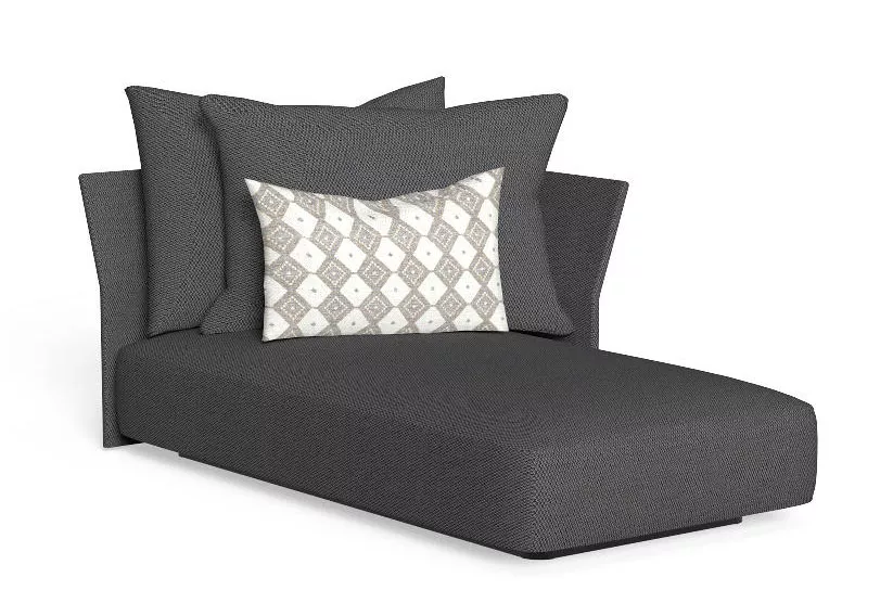 Talenti CLIFF DX Textil Recamiere links 184 cm • inklusive Sitzkissen