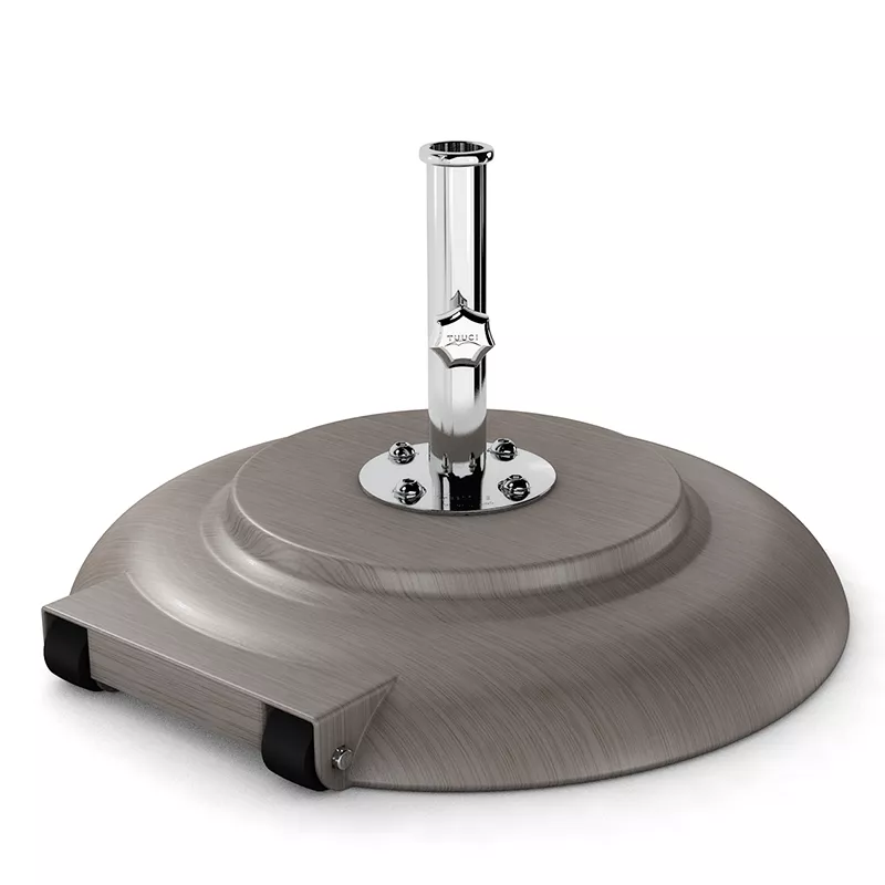 Rollensockel 43 kg Aluma-Teak Driftwood