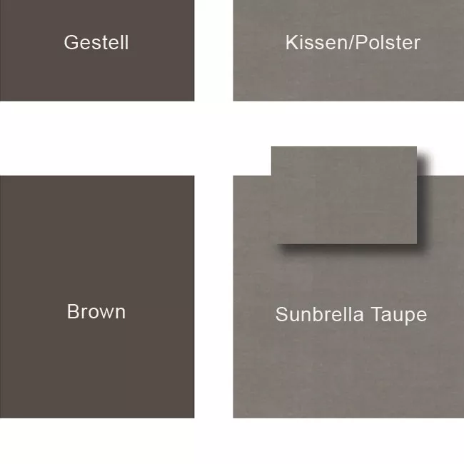Brown / Sunbrella Taupe