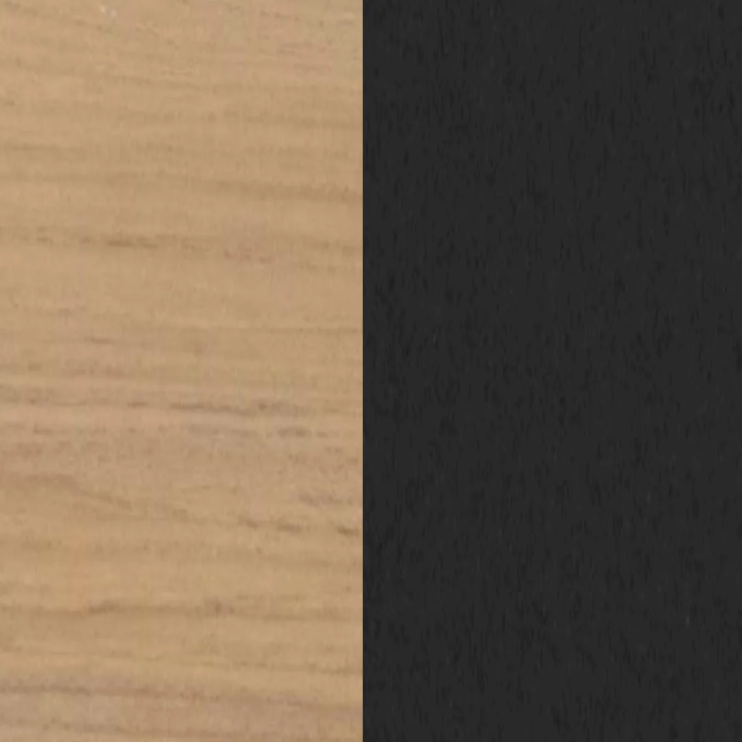 Aluminium beschichtet Teak / Keramik Schwarz