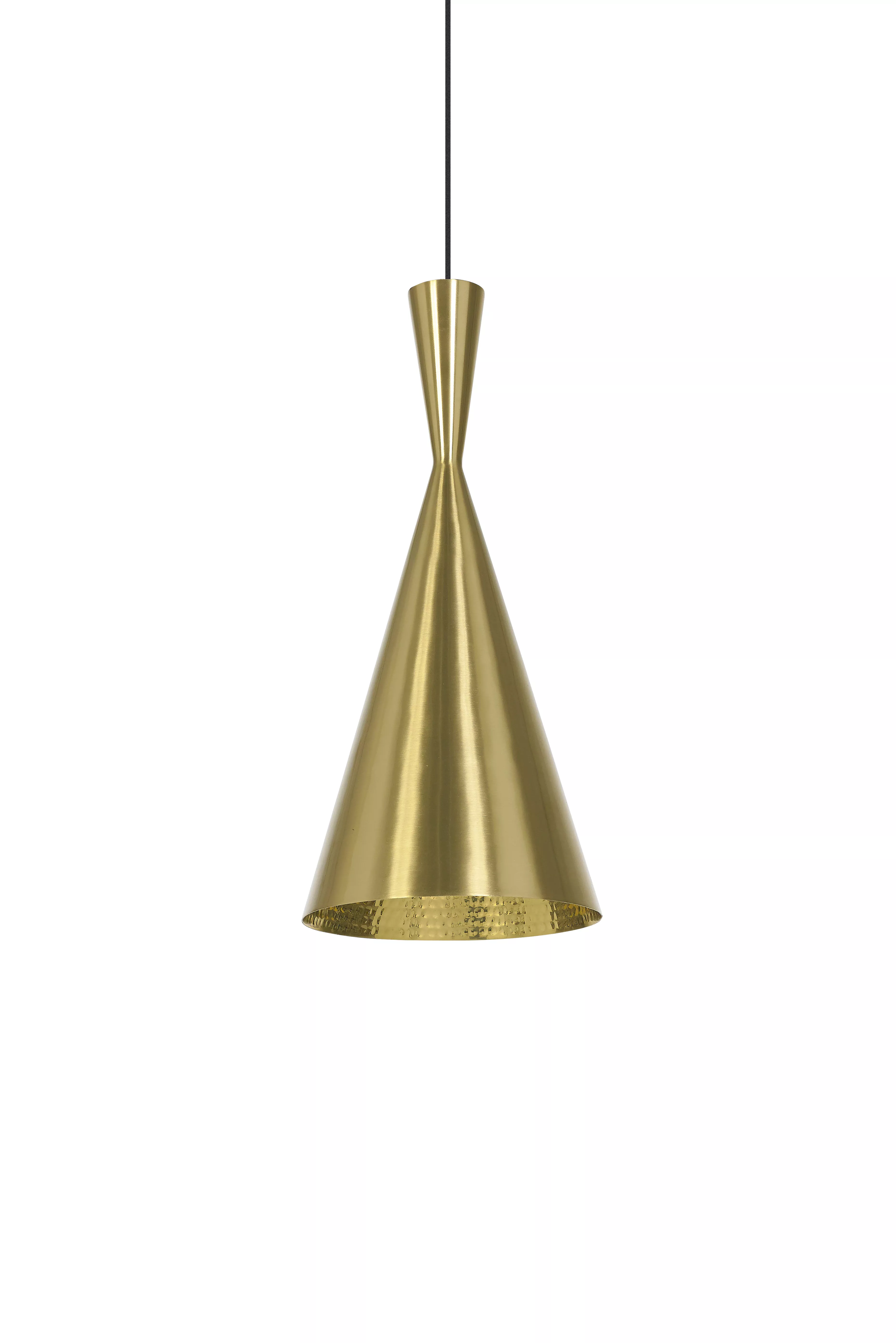 Tom Dixon Beat Tall Pendant Brass • Quick Ship
