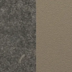 Aluminium beschichtet Sand / Keramik Terra Marrone