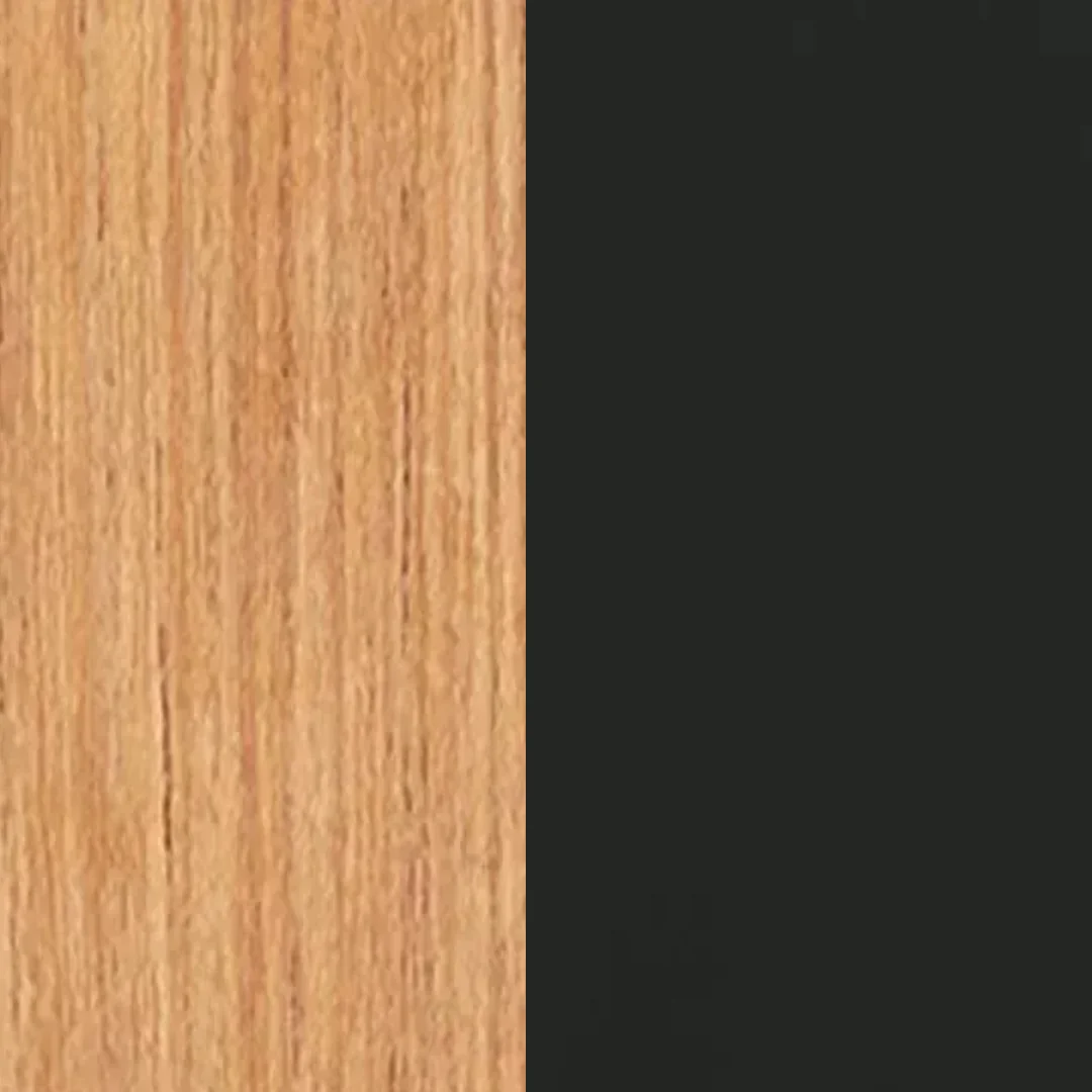 Teak Natur / metal sepia black