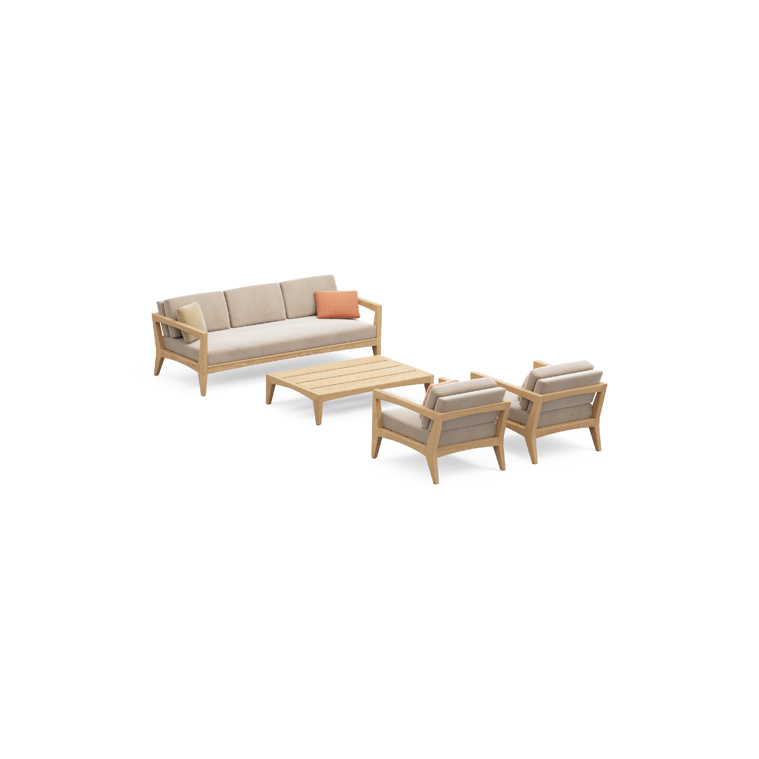 Royal Botania Zenhit Lounge Set-02 • inklusive Polsterung
