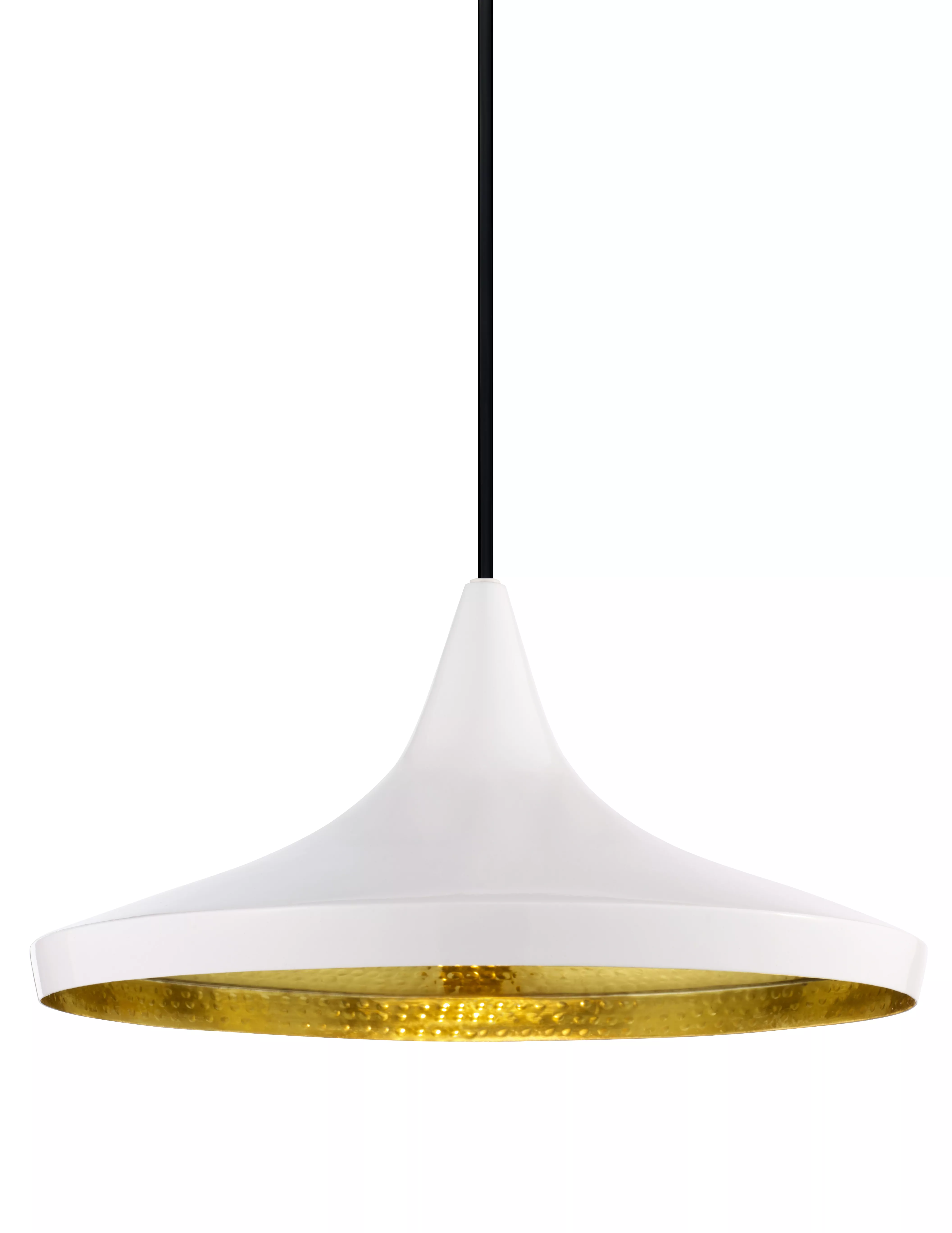 Tom Dixon Beat Wide Pendant White • Quick Ship
