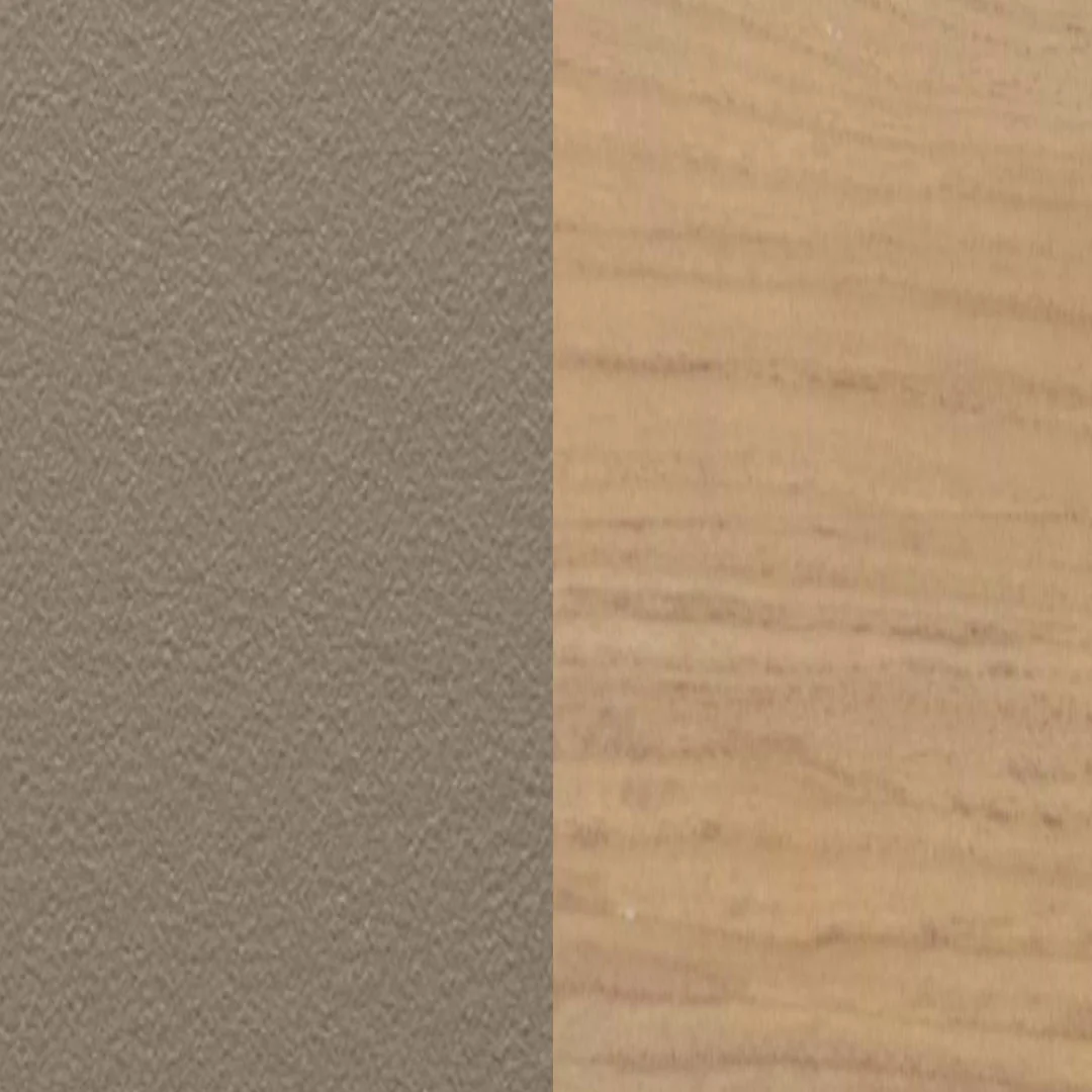 Aluminium beschichtet Sand / Teakholz