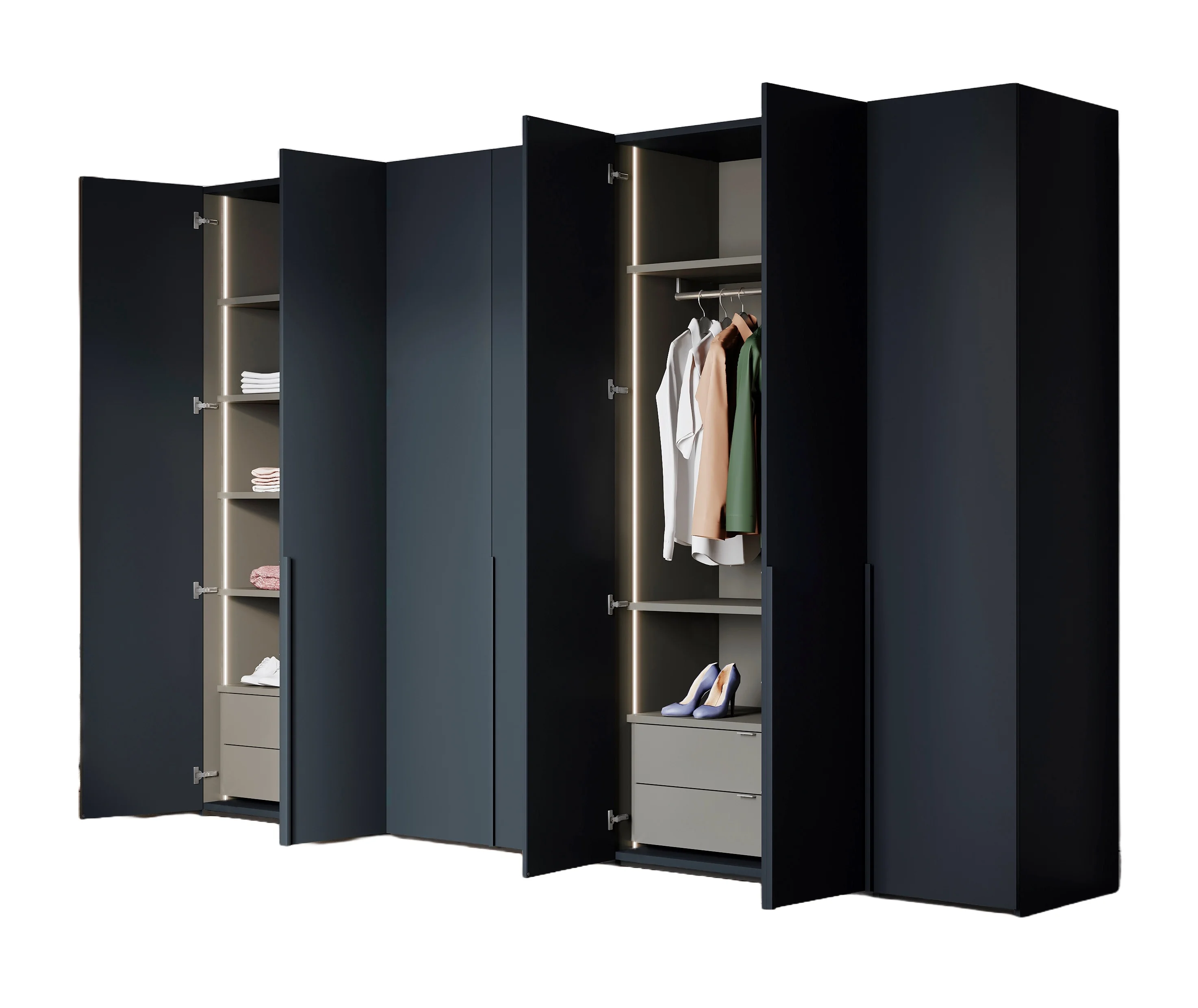 interlübke intaro Kleiderschrank H231/ 243 cm