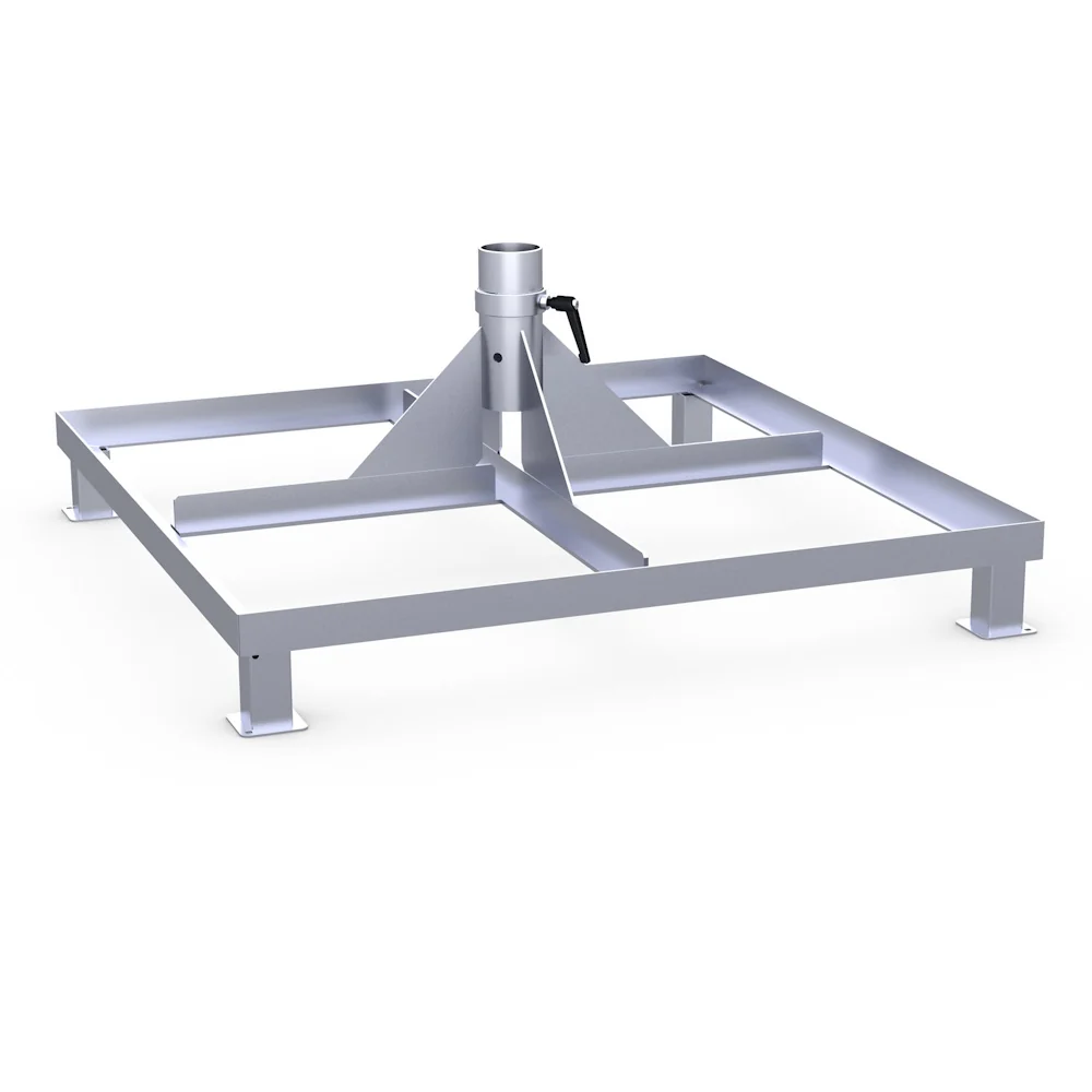 Standrahmen - ohne Platten - mit Füßen