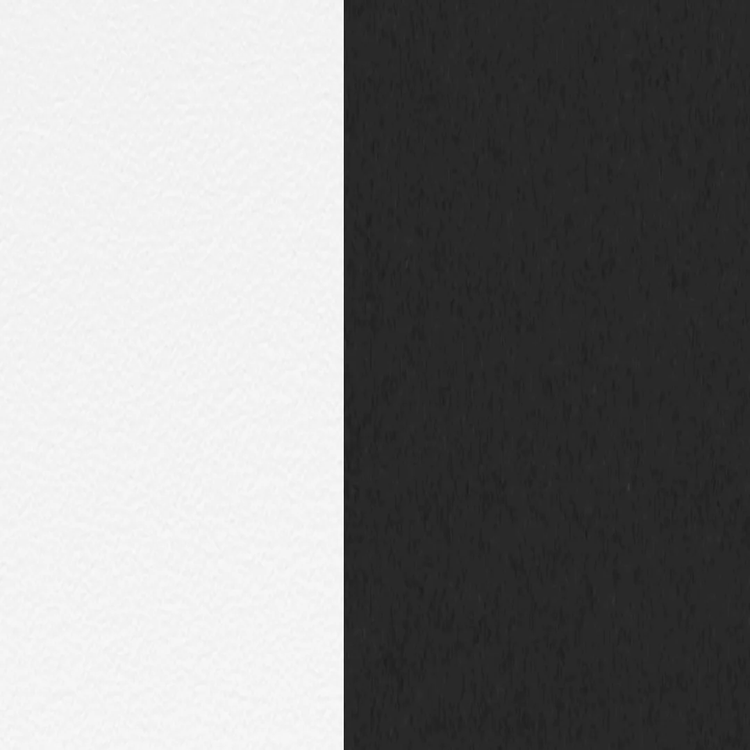 Aluminium beschichtet Weiß / Keramik Schwarz