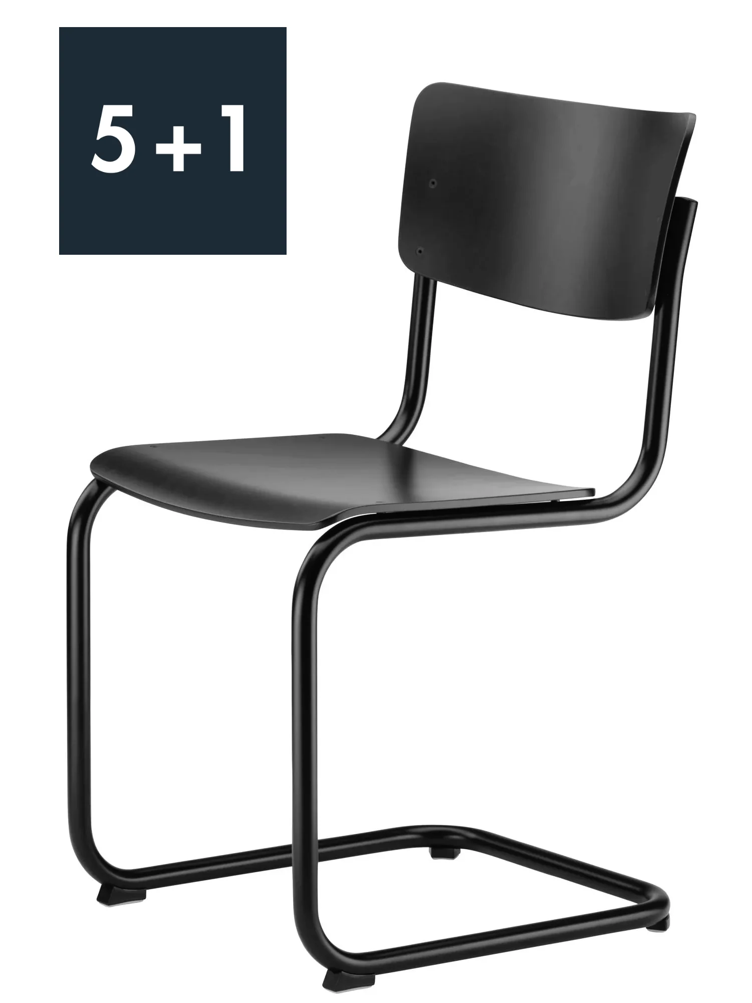 6 für 5 Set - THONET Freischwinger | S 43