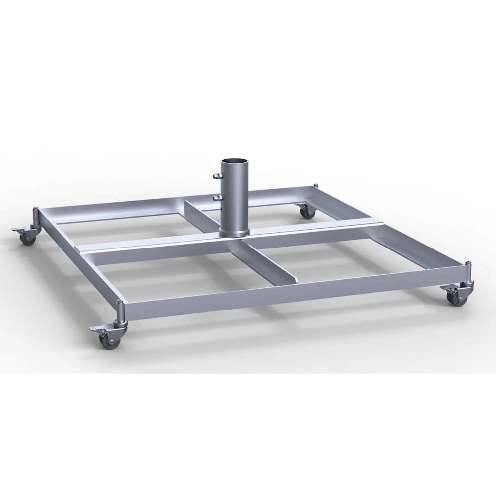 Standrahmen - ohne Platten - mit Rollen - für 1 Lage