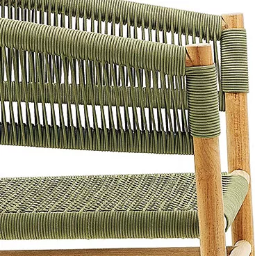 Teak Natur / Rope Olive Green