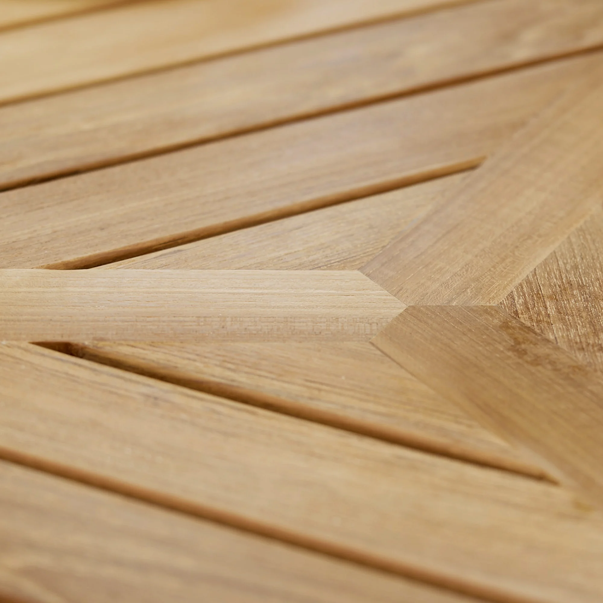 Teakholz, Geometrisch