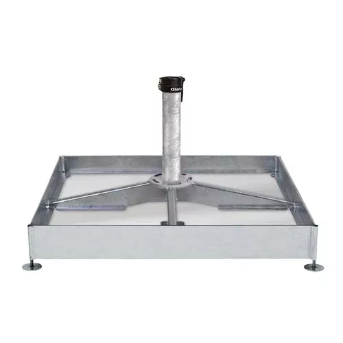 Sockel M4 120 kg ohne Platten (Standrohr M4 notwendig)