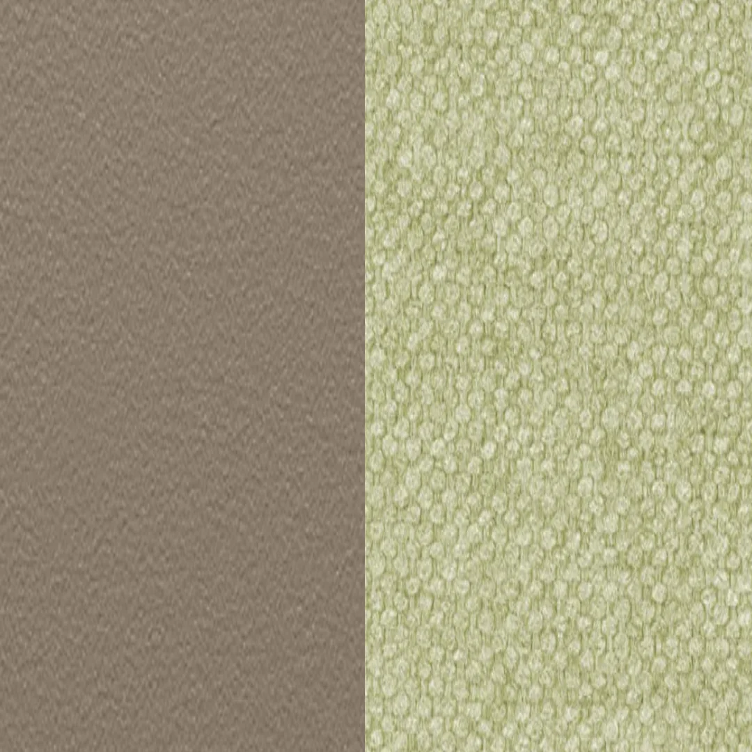 Aluminium beschichtet Sand/ Textile Sage Canvas