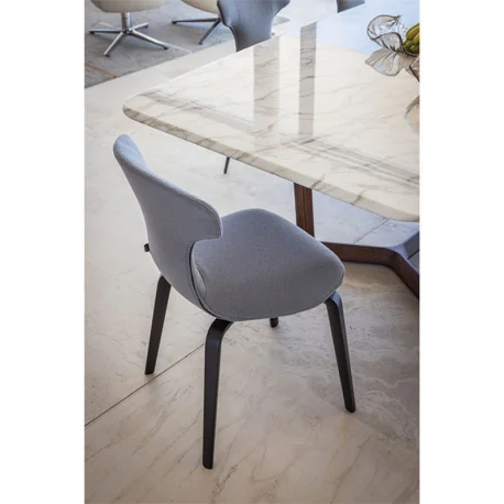 poltrona frau montera mas stuhl holzgestell