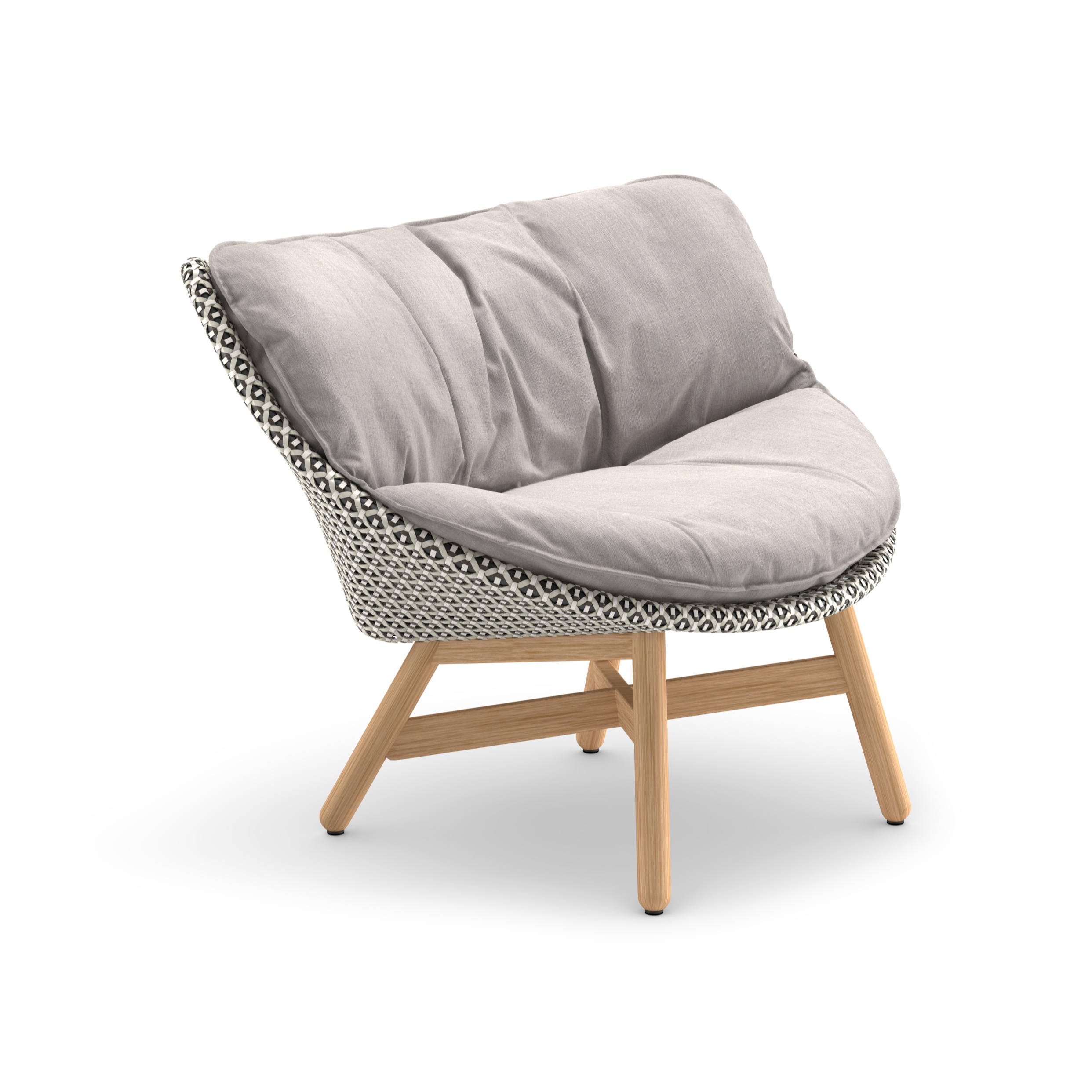 DEDON MBRACE Loungesessel • Teakholzgestell