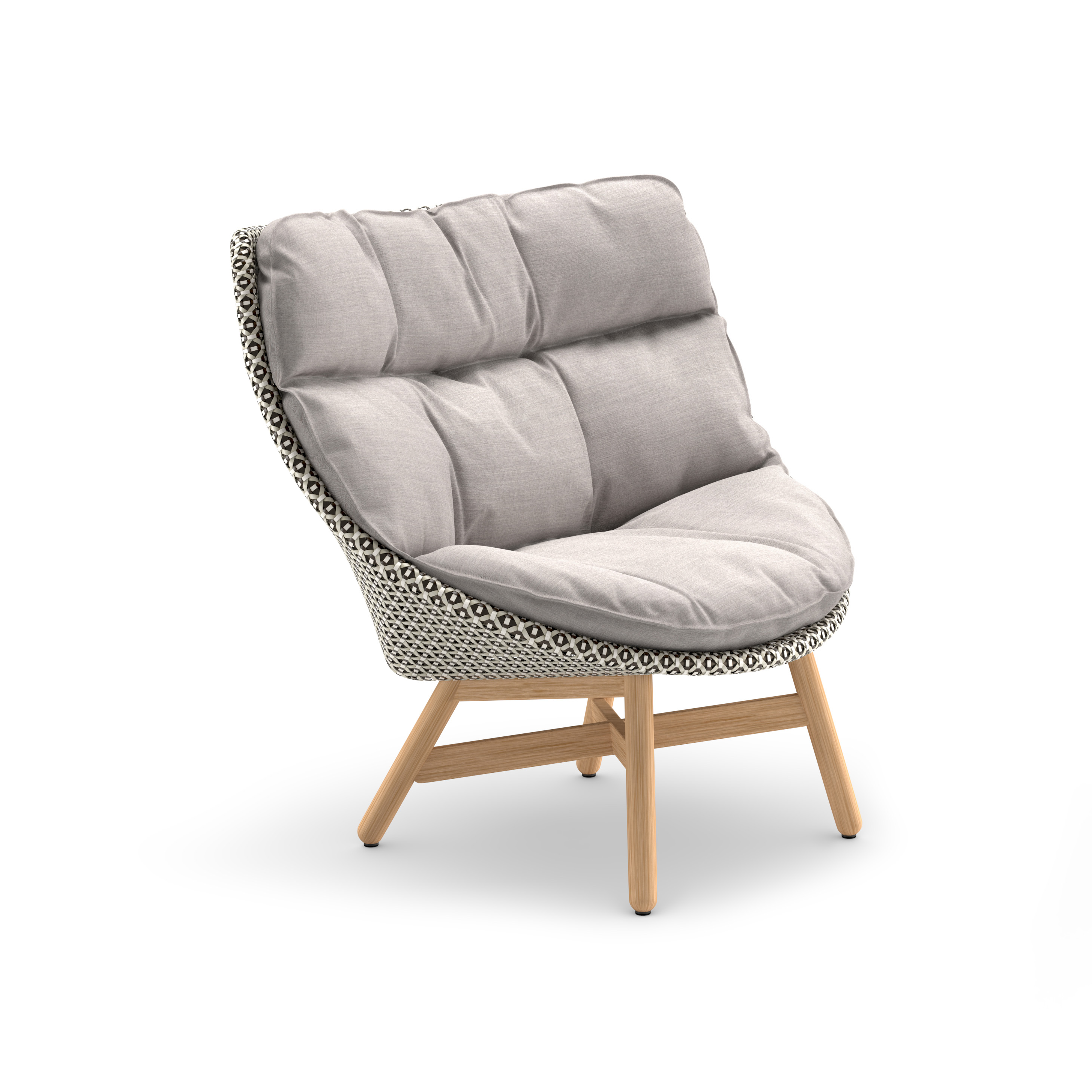 DEDON MBRACE Loungesessel Hochlehner • Teakholzgestell