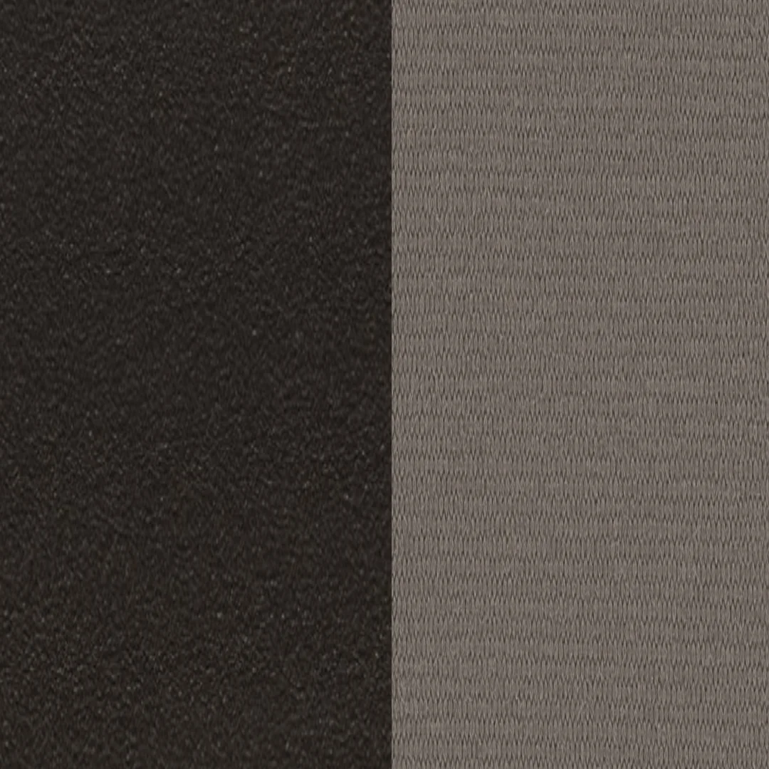 Aluminium beschichtet Anthracite / Textile Cappuccino