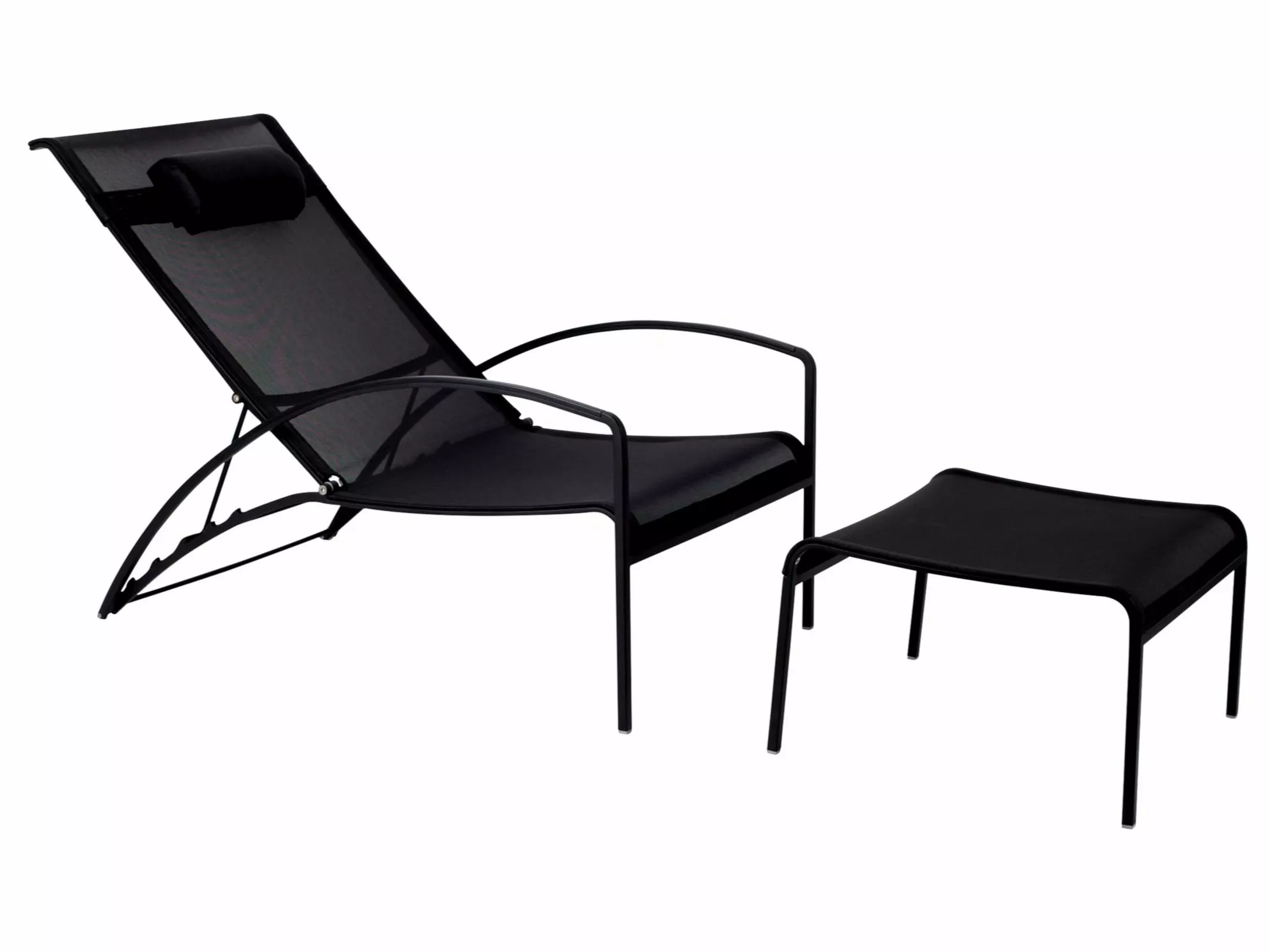 Royal Botania QT stapelbarer Liegestuhl inkl. Fußhocker