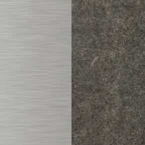 Edelstahl / Keramik Terra Marrone