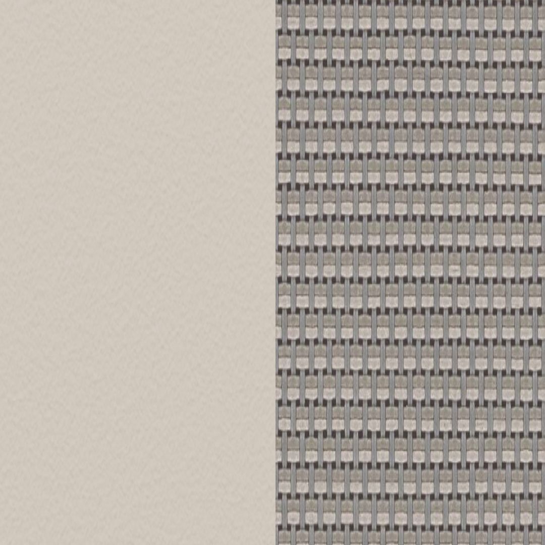 Aluminium beschichtet Pebble / Batyline Pearl Grey