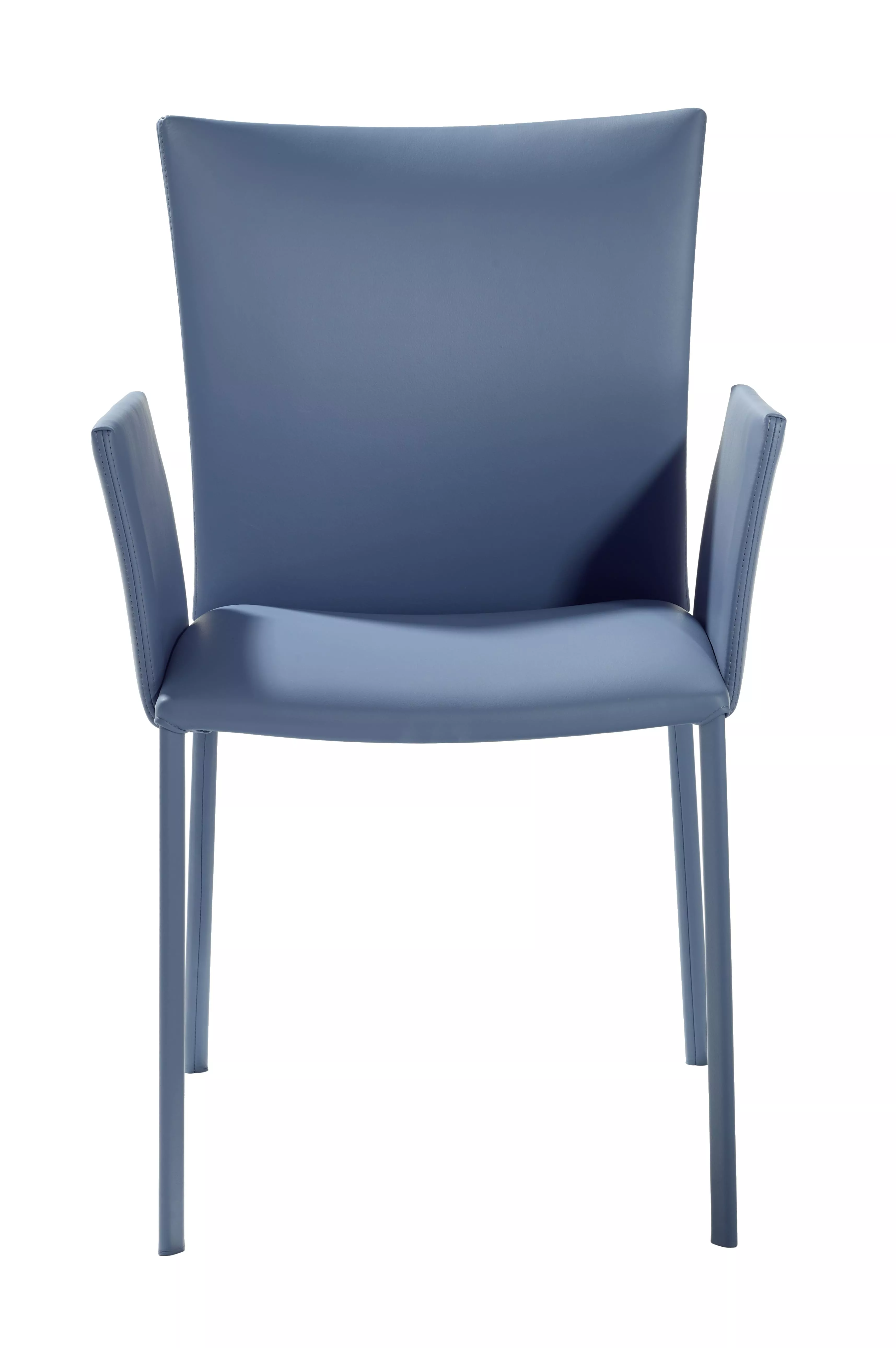 DRAENERT Nobile Soft Stuhl mit Armlehne in Blau ohne Hintergrund