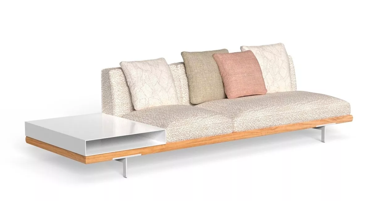 Talenti ALLURE Loungesofa DX 280 cm • mit Ablage • inkl. Sitz- & Rückenkissen