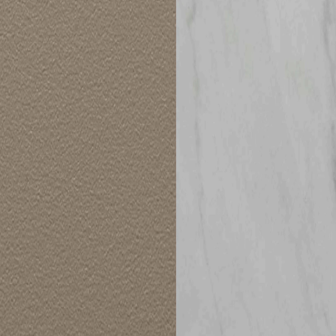 Aluminium beschichtet Sand  / Keramik Bianco Statuario