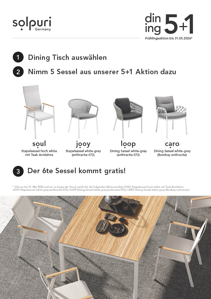 Solpuri Frühlingsaktion 5+1